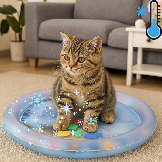 Interactive Cooling Water Bed for Cats 2.0