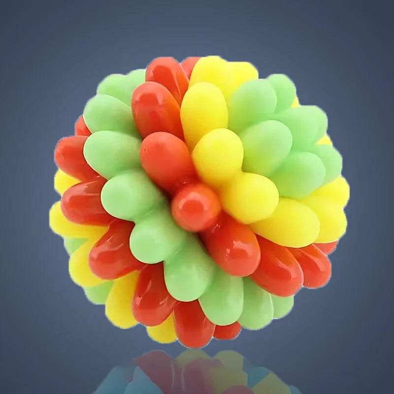 Colourful Bumpy Dog Chew Ball