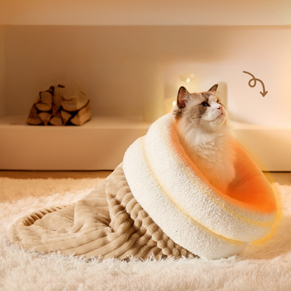 Cozy Cat Bed Sleeping Bag pets dreams