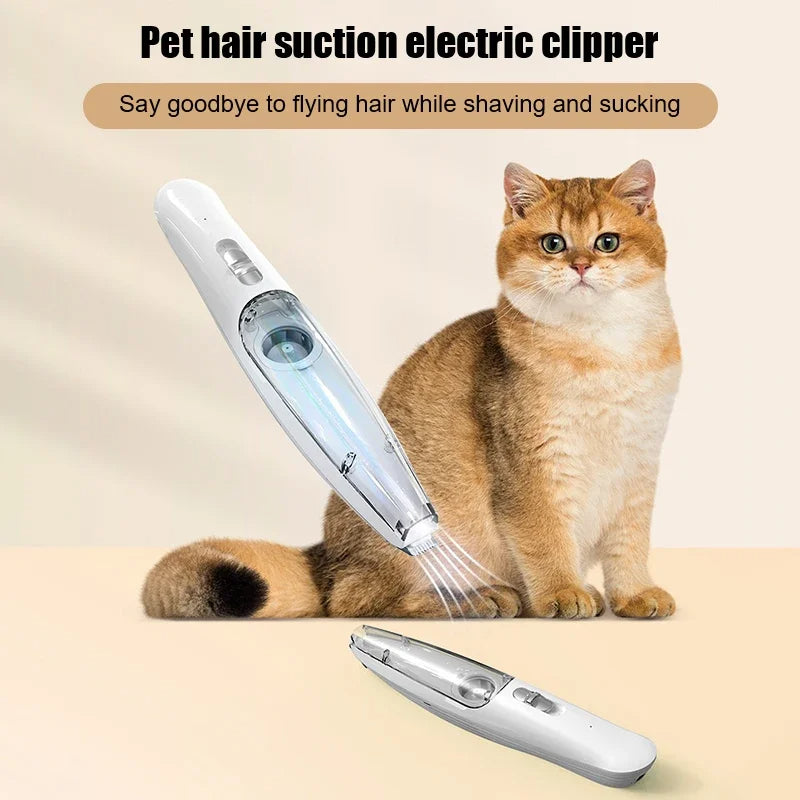 Silent Vacuum Pet Fur Trimming Device