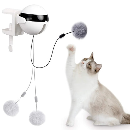 Interactive Cat Toy with Automatic String