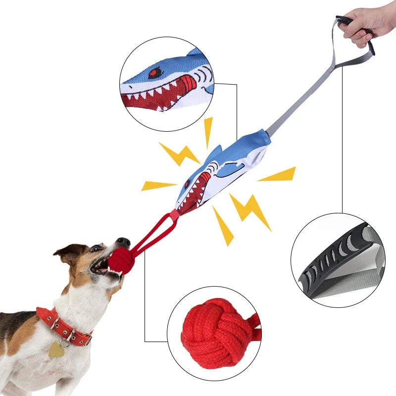 Interactive Dog Tug Toy in Various Animal Designs