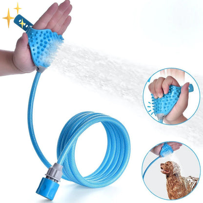 PetClean Glove with Built-In Brush & Hose Connection