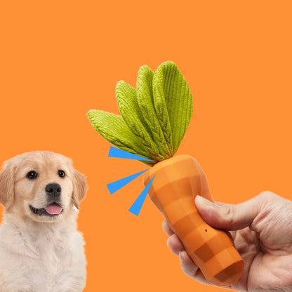 Eco-Friendly Natural Rubber Carrot for Dogs