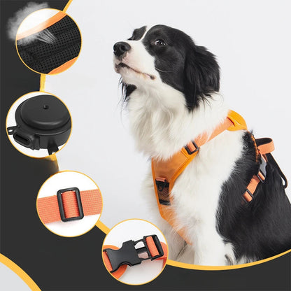 Comfortable harness with anti-pull lead