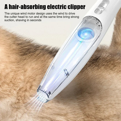 Silent Vacuum Pet Fur Trimming Device