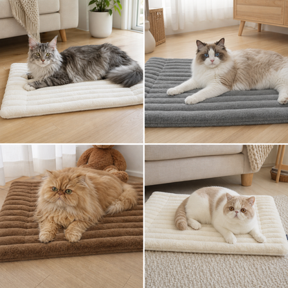 Self-Warming Pet Mat for Cats & Dogs – Quiet, Non-Slip & Electricity-Free
