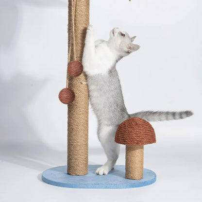 Sisal Cat Palm & Mushroom Scratching Post