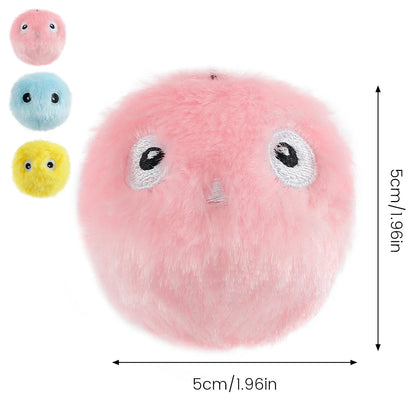 Interactive Cat Plush Balls with Animal Sounds