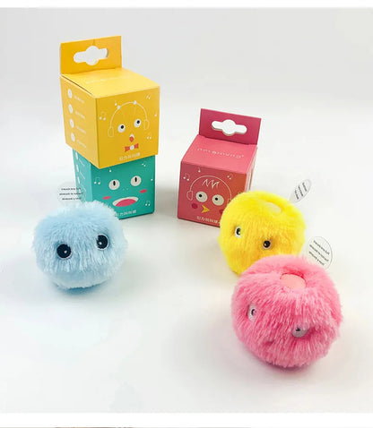 Interactive Cat Plush Balls with Animal Sounds