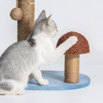 Sisal Cat Palm & Mushroom Scratching Post