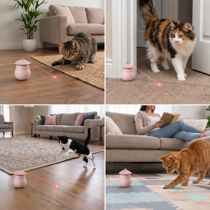 Automatic Motion-Activated Cat Laser Toy