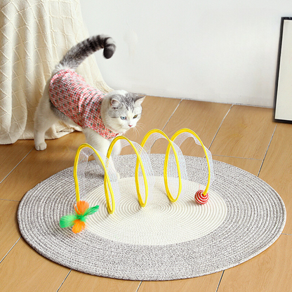 Interactive Cat Spiral Toy