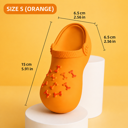 Interactive Squeaky Slipper Dog Chew Toy