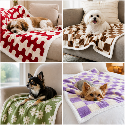 Waterproof Pet Blanket – Dual-Sided Couch & Furniture Protector