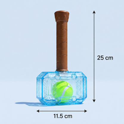 Durable Squeaky Hammer Chew Toy for Dogs