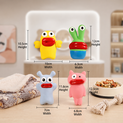 Interactive Chew & Squeak Puppy Toy