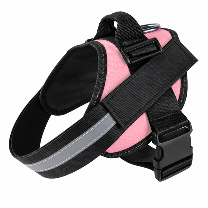 Reflective Adjustable Dog Harness with 3 Leash Clips – Padded for Walking & Training