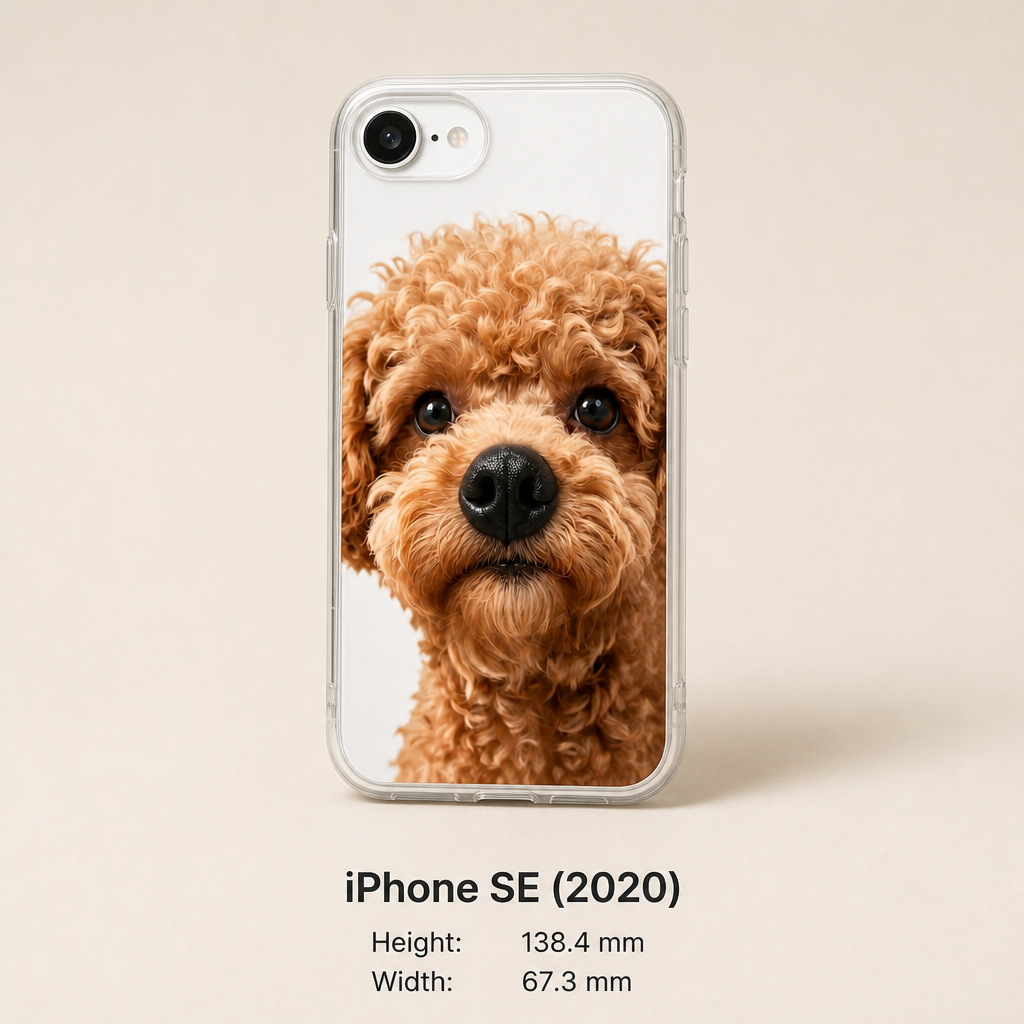 Personalized Pet Photo Phone Case with 3D Squeezable Nose