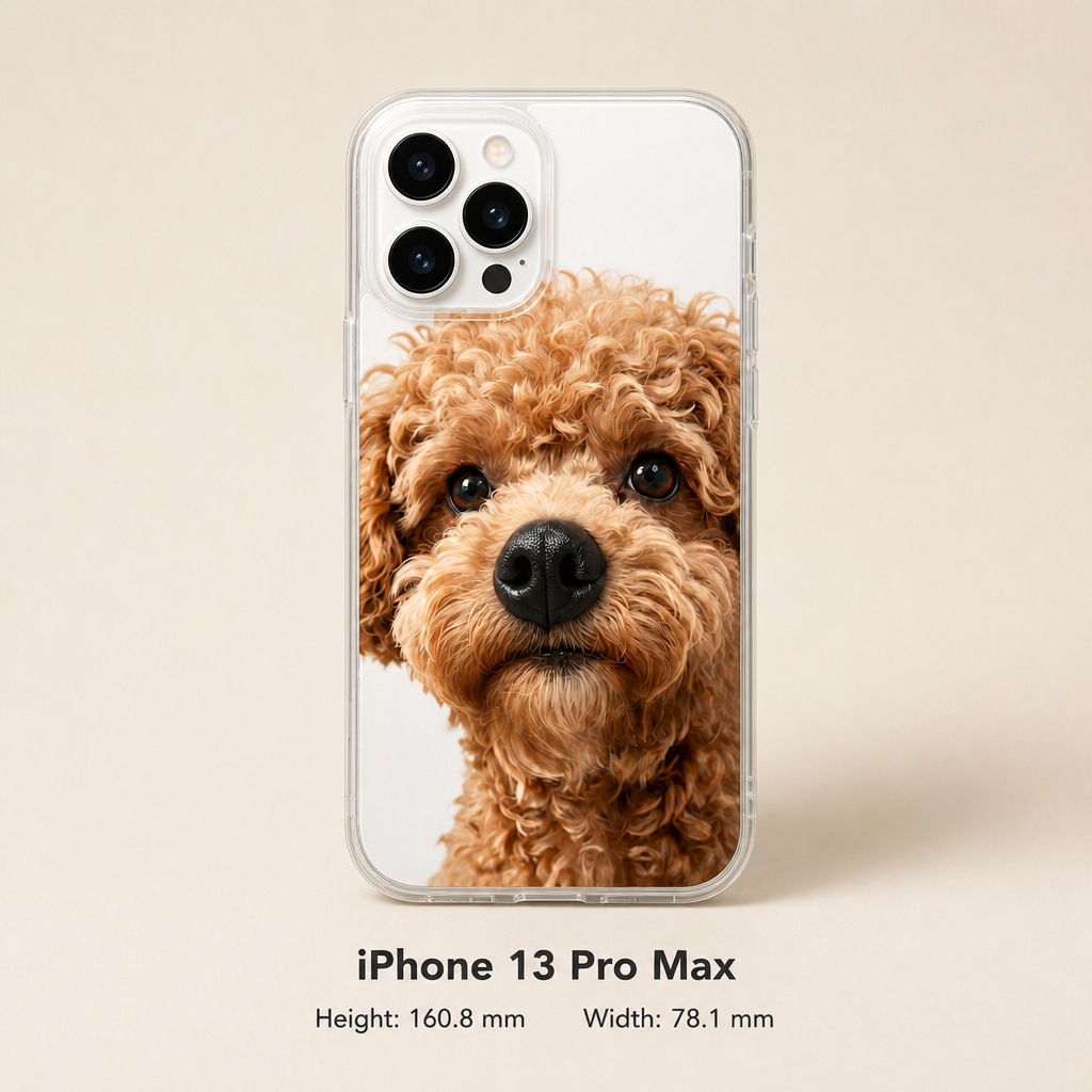 Personalized Pet Photo Phone Case with 3D Squeezable Nose