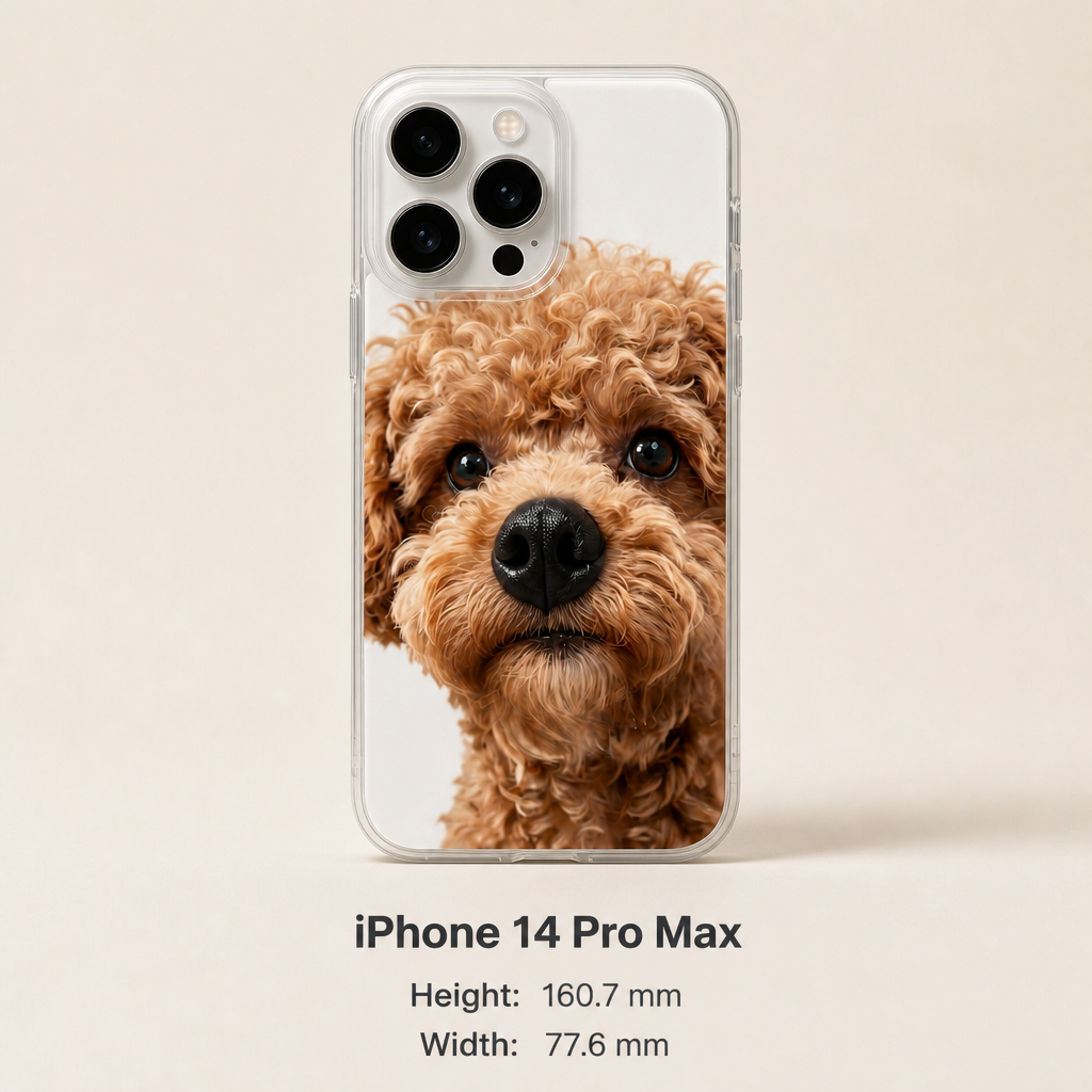 Personalized Pet Photo Phone Case with 3D Squeezable Nose