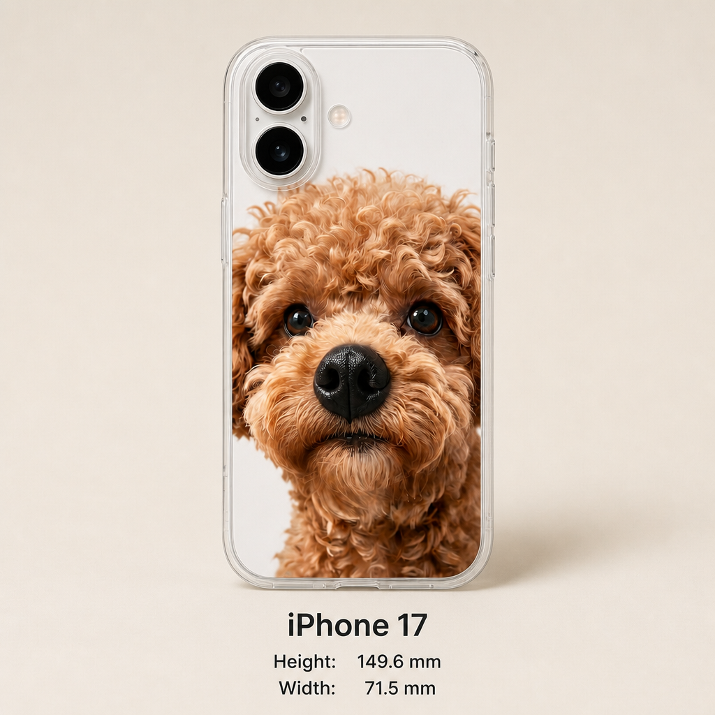 Personalized Pet Photo Phone Case with 3D Squeezable Nose