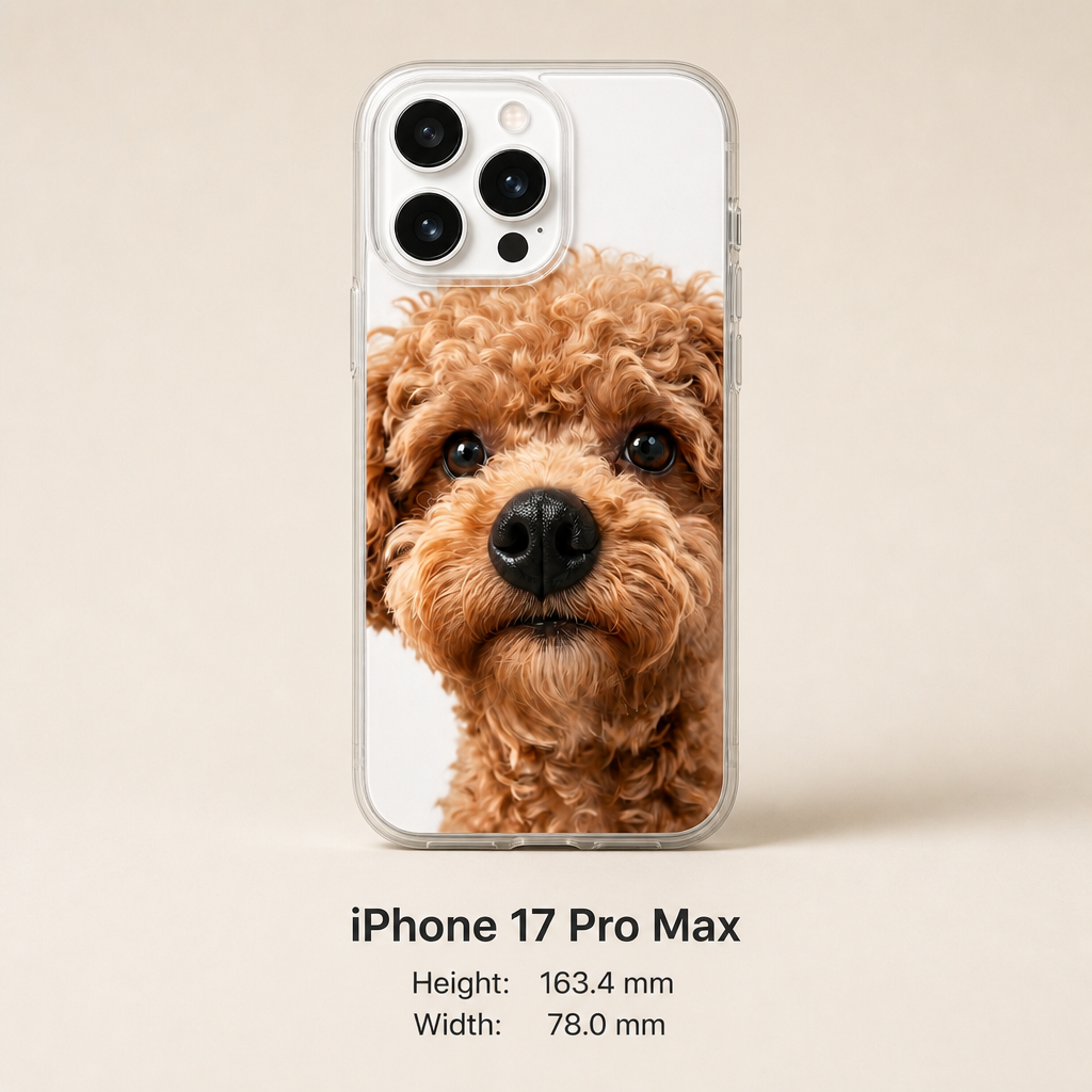 Personalized Pet Photo Phone Case with 3D Squeezable Nose