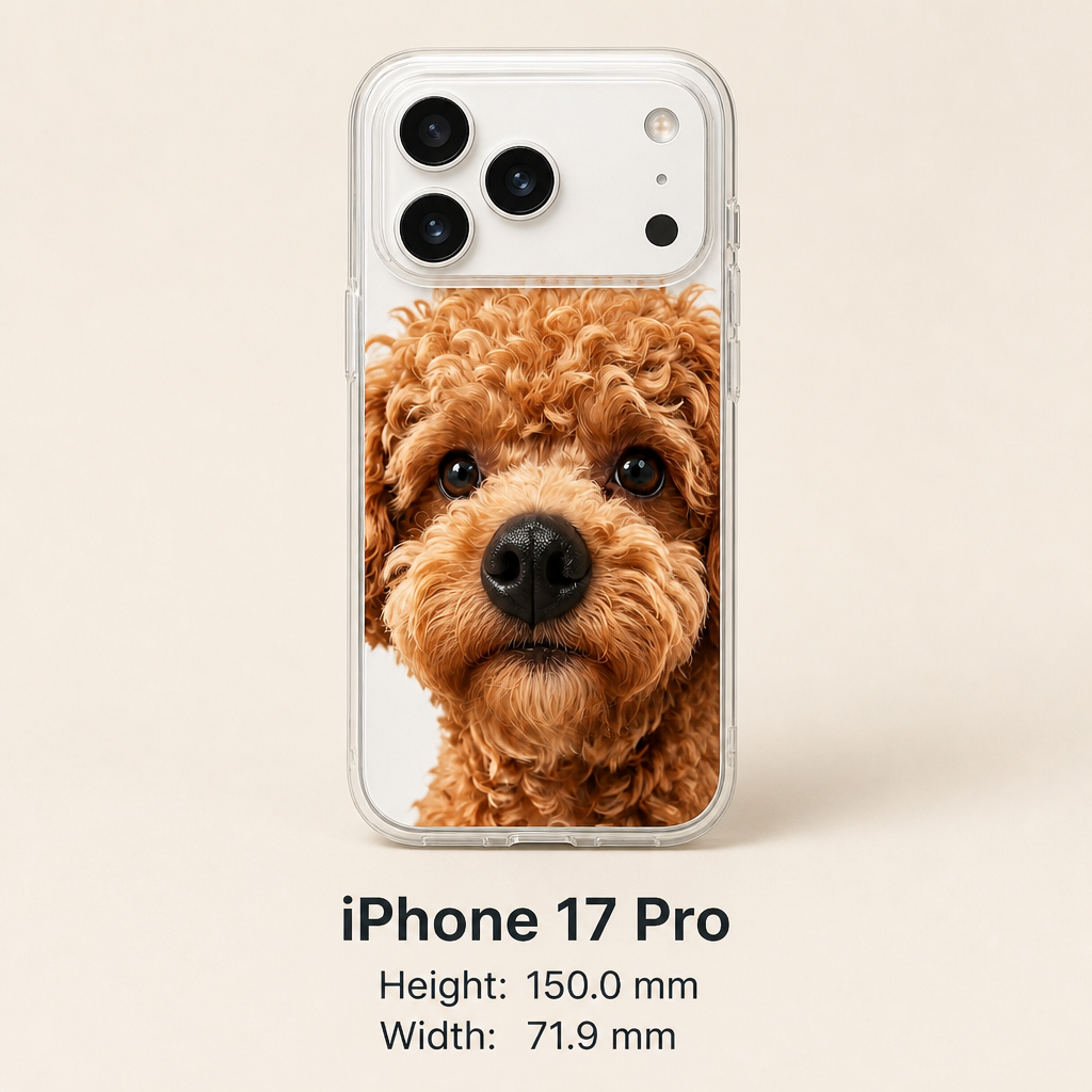 Personalized Pet Photo Phone Case with 3D Squeezable Nose