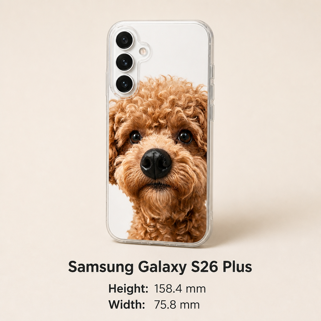 Personalized Pet Photo Phone Case with 3D Squeezable Nose