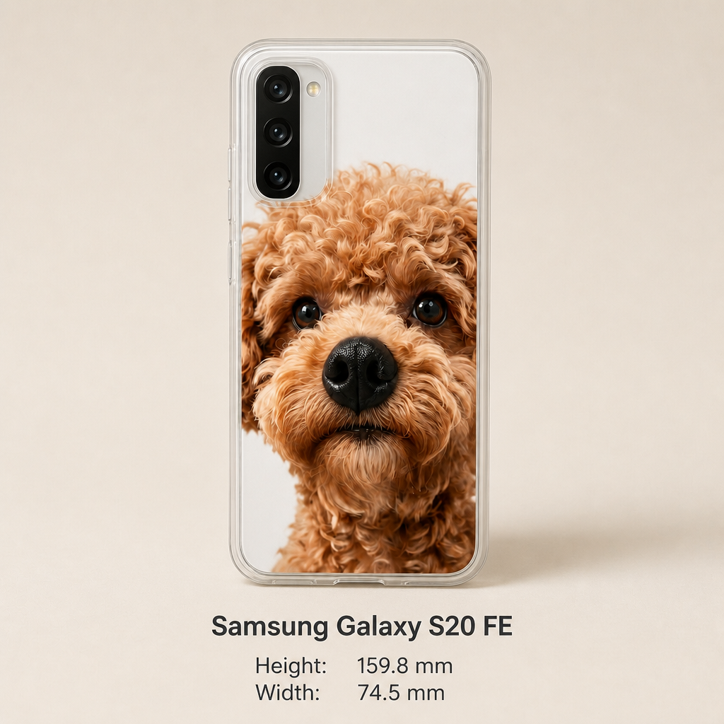 Personalized Pet Photo Phone Case with 3D Squeezable Nose