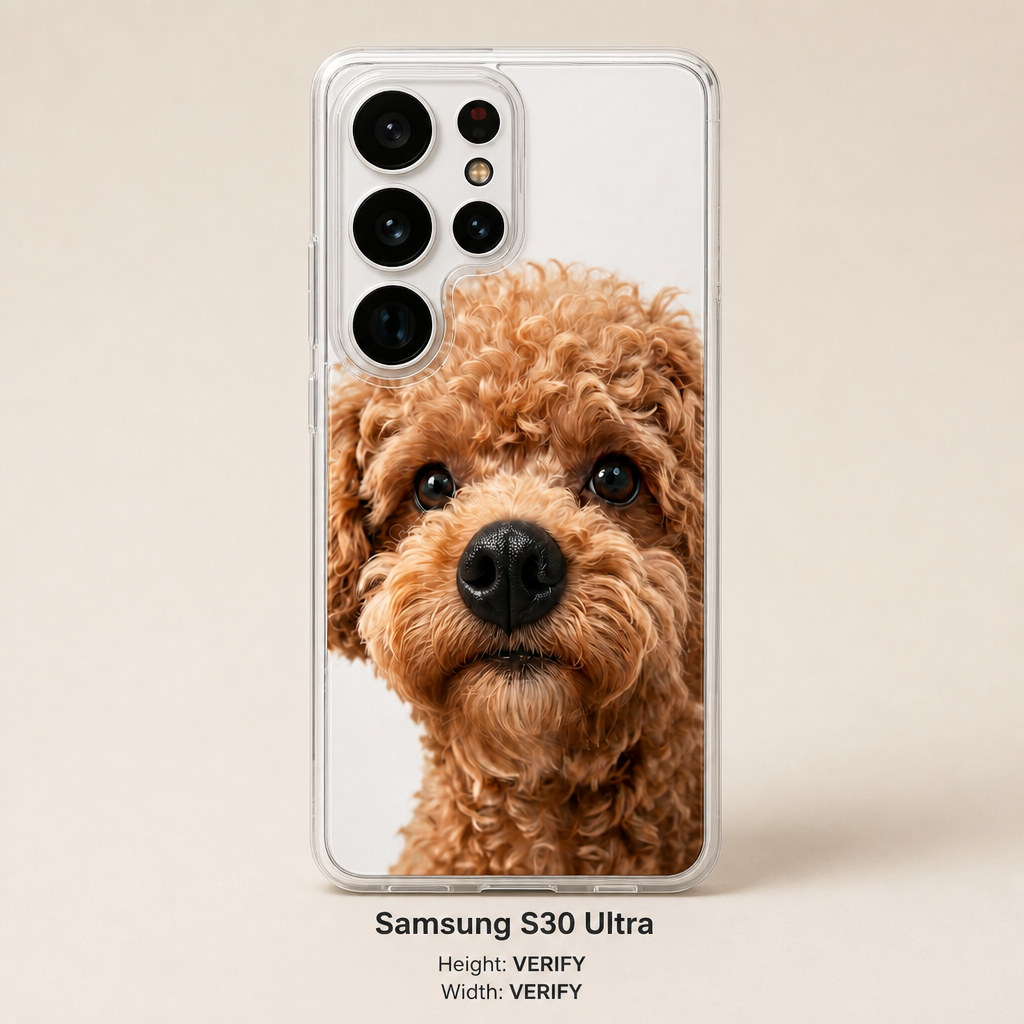 Personalized Pet Photo Phone Case with 3D Squeezable Nose