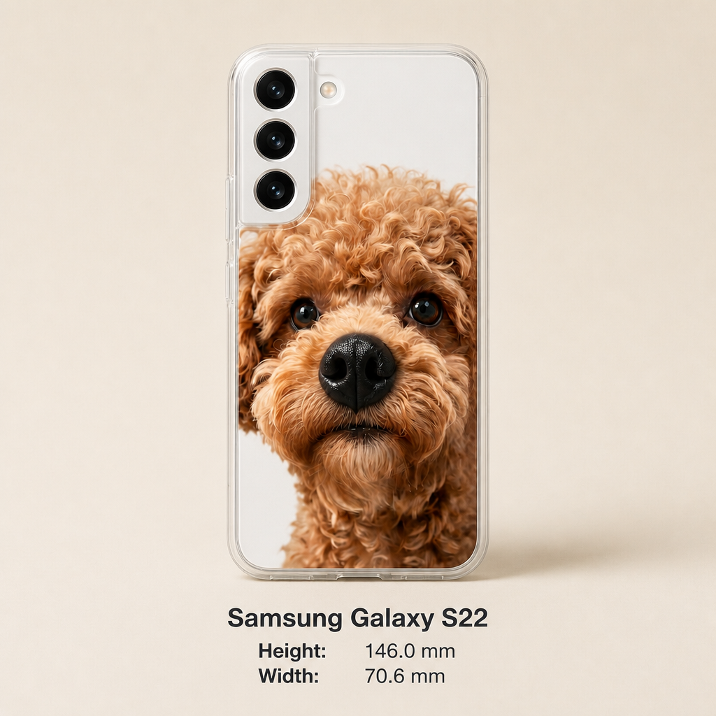 Personalized Pet Photo Phone Case with 3D Squeezable Nose