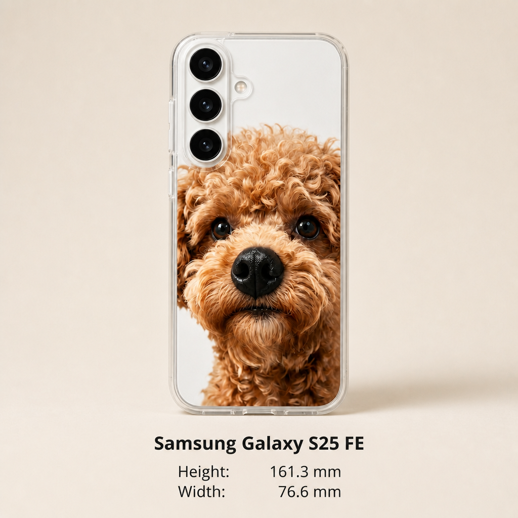 Personalized Pet Photo Phone Case with 3D Squeezable Nose