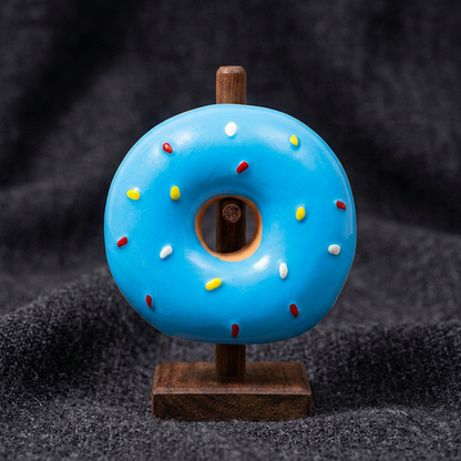 Colorful Squeaky Donut Dog Toy