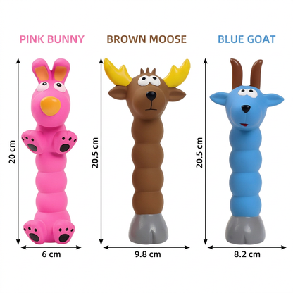 Flexible Animal-Shaped Dog Chew Toy
