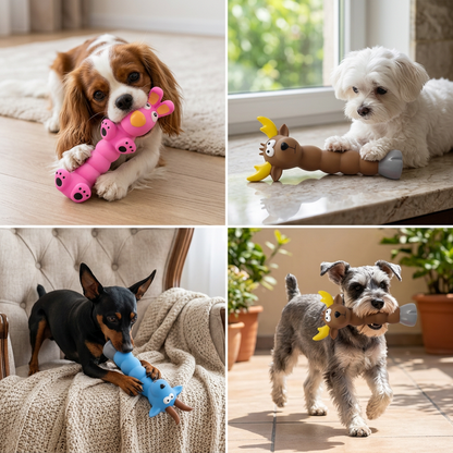 Flexible Animal-Shaped Dog Chew Toy