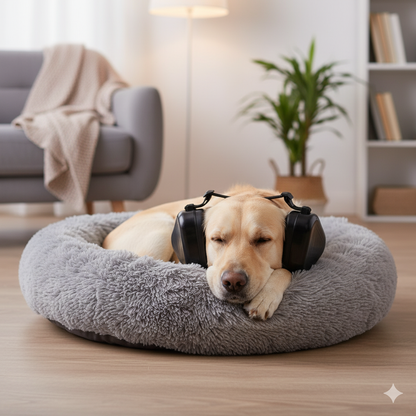 Anti-noise dog earmuffs