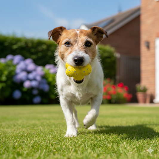Durable bouncing ball for dogs to relieve stress in Dog Colours
