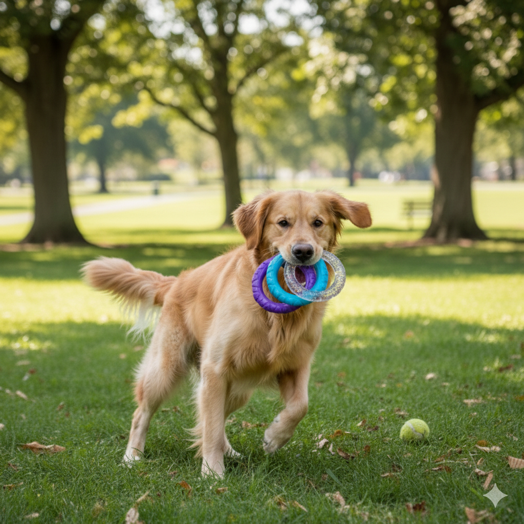 Durable tug toy for dogs