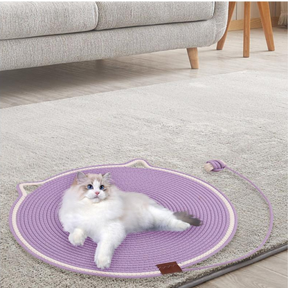 Cat Scratching Rug