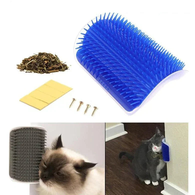 Self-Grooming Cat Corner Brush – FurRelaxer