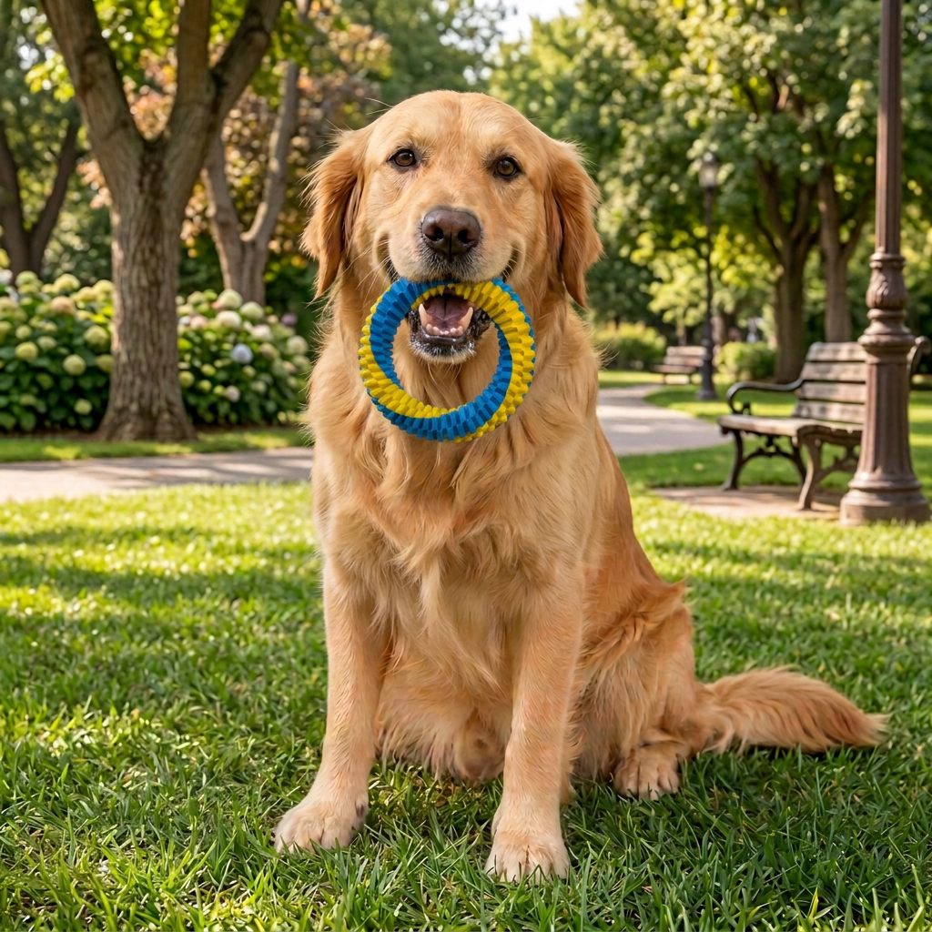Durable Woven Ring Tug & Chew Toy for Dogs
