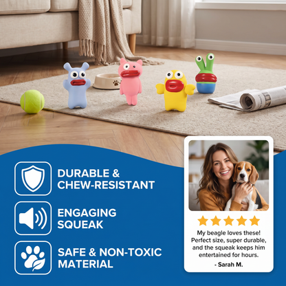 Interactive Chew & Squeak Puppy Toy