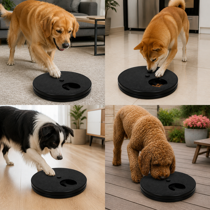 3-in-1 Interactive Dog Nail Scratch Toy with Treat Dispenser
