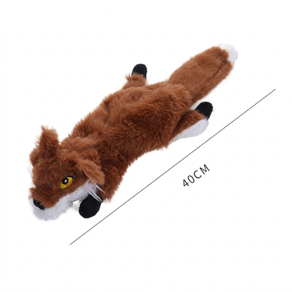 Durable Stuffing-Free Crinkle Squeaky Dog Toy