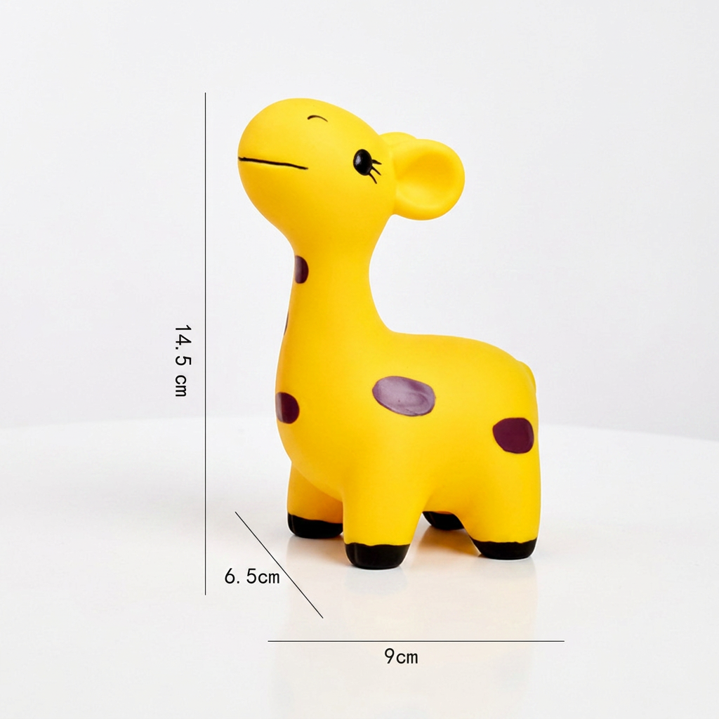 Squeaky Latex Deer Chew Dog Toy