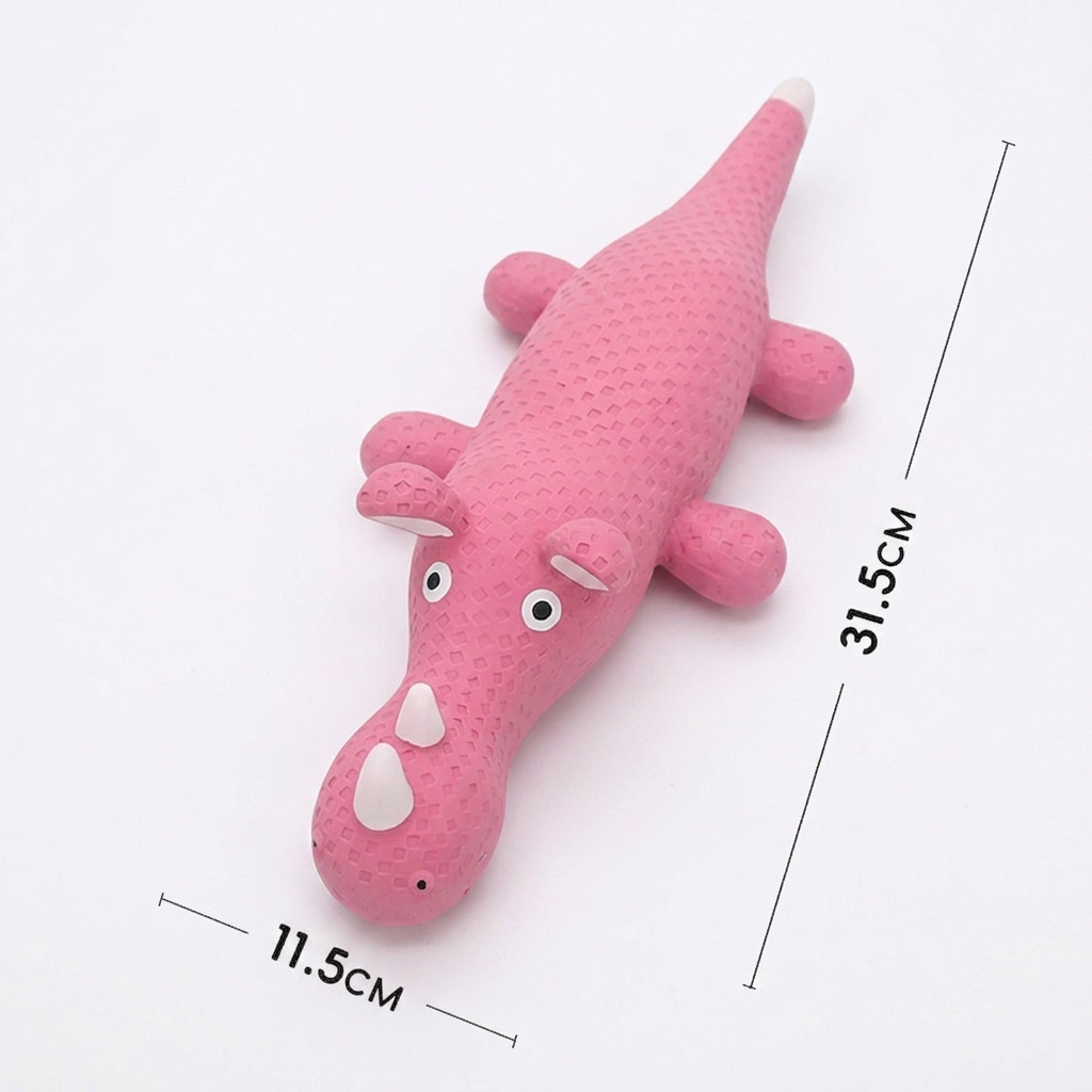 Interactive Chew & Squeak Animal Dog Toy