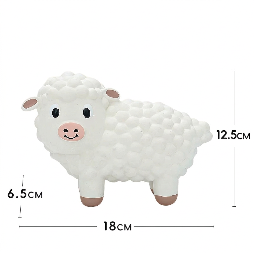 Interactive Chew & Squeak Animal Dog Toy