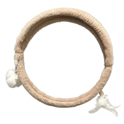 Foldable Spiral Cat Play Tunnel with Hanging Bell