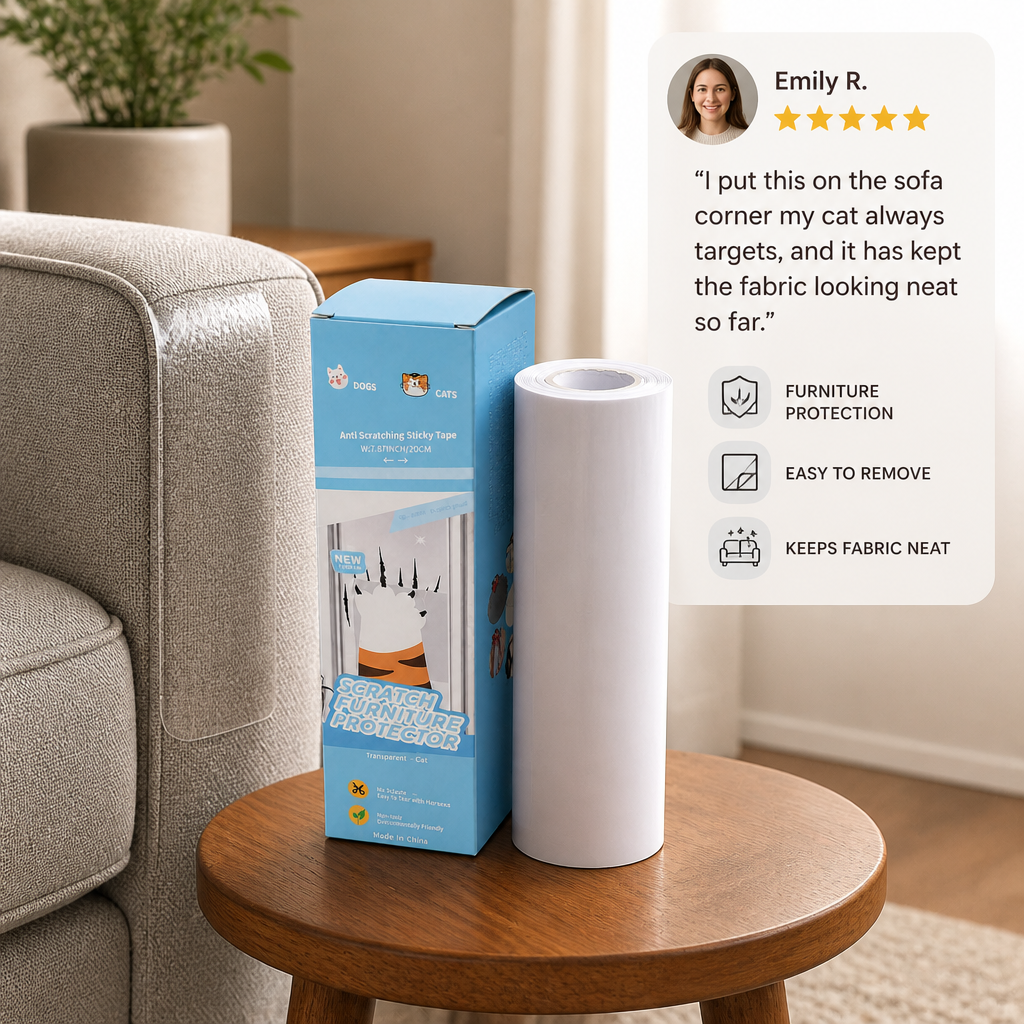 Heavy-Duty Cat Scratch Furniture Protector